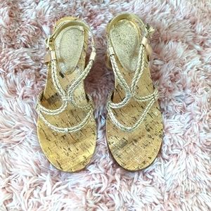 Gianni Bini Gold Sandals